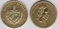 1 peso (José Martí - Patria y Libertad) from Cuba