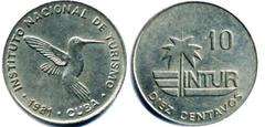 10 centavos (Intur) from Cuba