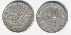 10 centavos (50 Aniversario de la República) from Cuba