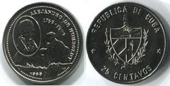 25 centavos (Alejandro de Humboldt) from Cuba