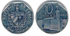 10 centavos (Convertible Weight) from Cuba