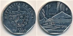 1 peso (Peso Convertible) from Cuba
