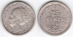 25 cents from Curaçao