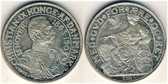 2 kroner (40th Anniversary of the Reign) from Denmark