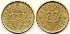 1 krone from Denmark