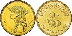 50 piastres from Egypt