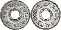 25 piastres from Egypt