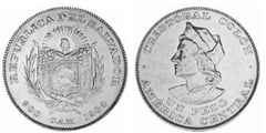 1 peso from El Salvador