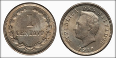 1 centavo from El Salvador