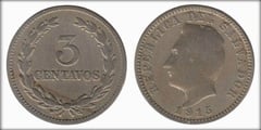 3 centavos from El Salvador