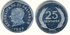 25 centavos from El Salvador