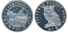 1 dollar (Buho del Cabo) from Eritrea