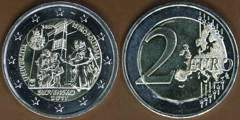 2 euro (550 Aniversario de la Universidad Istropolitana) from Slovakia