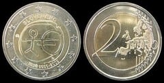 2 euro (10 Aniversario de la Unión Económica Monetaria / UEM / HMÚ) from Slovakia