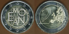 2 euro (2.000th Anniversary of the Roman settlement of Emona (Ljubljana)) from Slovenia
