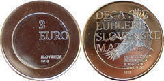 3 euro (100th Anniversary of the Annexation of Prekmurje to the Fatherland) from Slovenia