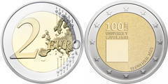 2 euro (100 Aniversario de la Fundación de la Universidad de Ljubljana) from Slovenia