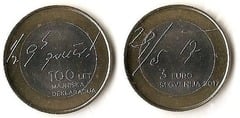 3 euro (100 Aniversario de la Declaración de Mayo) from Slovenia