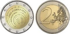 2 euro (150 Aniversario del Nacimiento de Josip Plemelj) from Slovenia