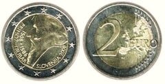 2 euro (500 Aniversario del Nacimiento de Primoz Trubar) from Slovenia