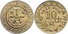 10 céntimos (Menorca) from Spain-Civil War