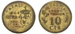10 centimos (Cazalla de la Sierra) from Spain-Civil War