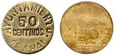 50 centimos  (Arahal) from Spain-Civil War