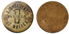 1 peseta (Nulles) from Spain-Civil War