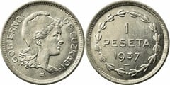 1 peseta (Euzkadi) from Spain-Civil War