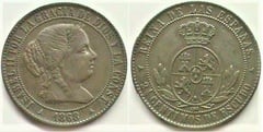 2 1/2 céntimos de escudo (Elizabeth II) from Spain
