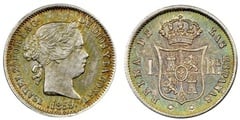 1 real (Isabel II) from Spain