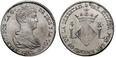 2 reales (4 reales de vellón - Fernando VII) from Spain