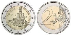 2 euro (Patrimonio de la Humanidad de la UNESCO - Park Güell-Gaudí) from Spain