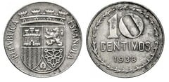 10 céntimos (II Republic) from Spain