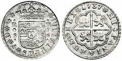 2 reales (Philip V) from Spain