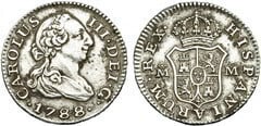 1/2 real (Charles III) from Spain