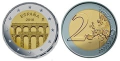 2 euro (Patrimonio de la Humanidad de la UNESCO - Acueducto de Segovia) from Spain