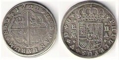 2 reales (Felipe V) from Spain