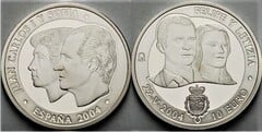 10 euro (Boda de Felipe y Letizia) from Spain