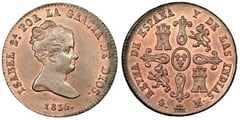 4 maravedíes (Isabel II) from Spain
