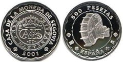500 pesetas (Segovia Mint) from Spain