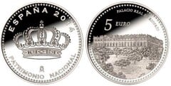 5 euro (Palacio Real de Riofrio) from Spain