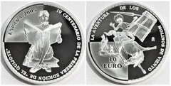 10 euro (400 Aniversario de la Primera Edición de El Quijote) from Spain