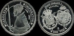 2.000 pesetas (Portrait of Charles V with Sword) from Spain