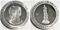2.000 pesetas (XXV Olympic Games Barcelona 1992-Castellers) from Spain
