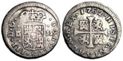 1/2 real (Charles III) from Spain