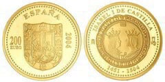 200 euro (500th Anniversary of the Death of Isabel La Católica) from Spain