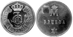 500 pesetas (Monogram of Juan Carlos I) from Spain