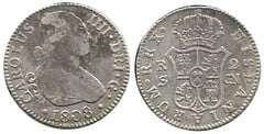2 reales (Carlos IV) from Spain
