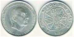 100 pesetas from Spain